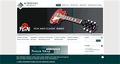 Desktop Screenshot of musik-schoenau.de